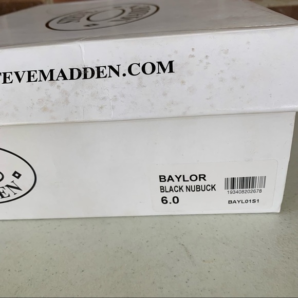 Steve Madden Women’ Baylor Leather Almond Toe Ankle Boots Black, Size US 6 M - Picture 10 of 10